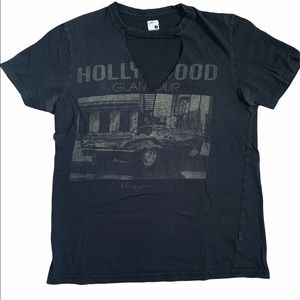 Hollywood Glamour Black T-shirt